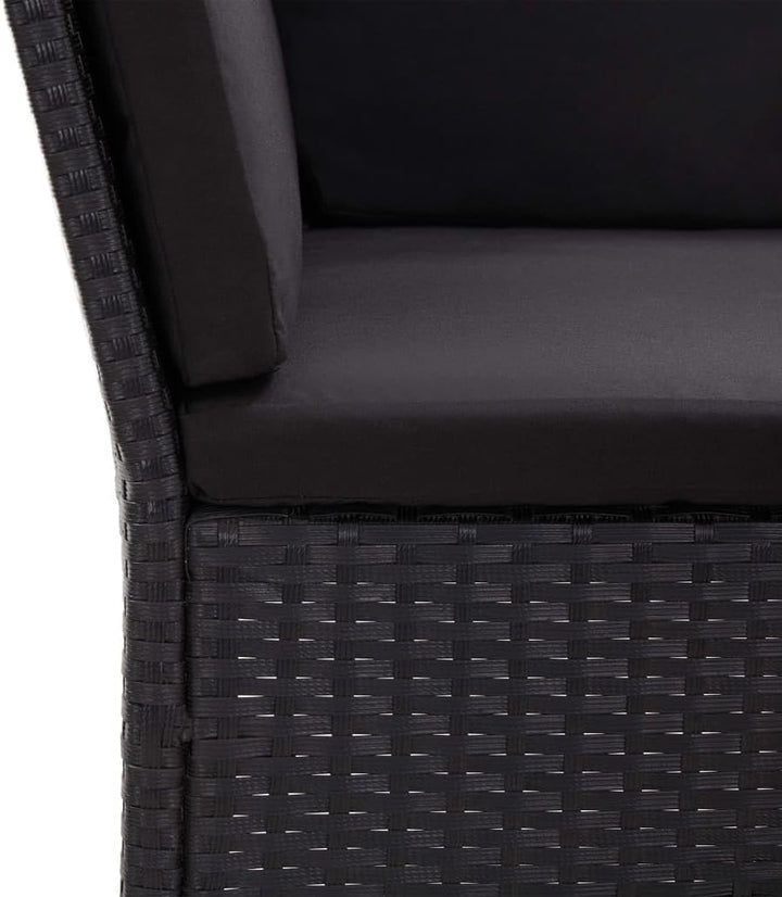 vidaXL Gartenmöbel 3-TLG. mit Auflagen Sitzgruppe Garten Garnitur Lounge Sofa Sitzgarnitur Gartenset