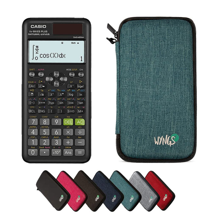CALCUSO Sparpaket: Casio FX-991ES Plus 2nd Edition technisch-wissenschaftlicher Taschenrechner + WYN