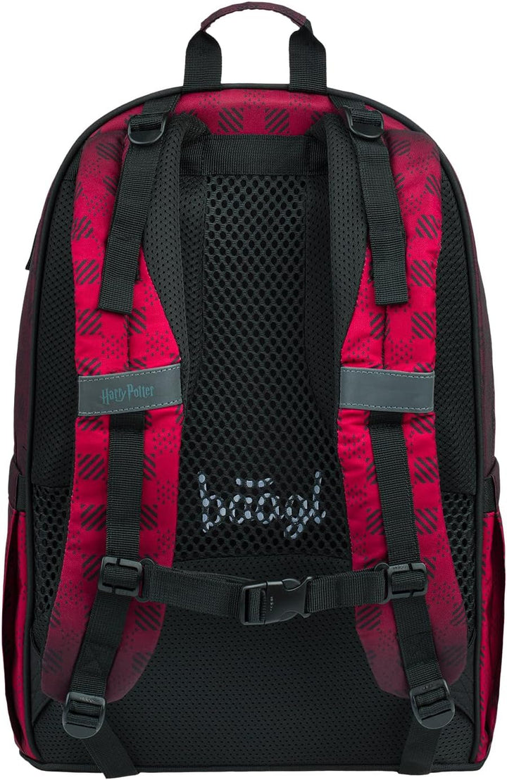 Baagl Schulrucksack Set Jungen Mädchen 3 Teilig, Schultasche ab 3. Klasse, Grundschule Ranzen mit Br