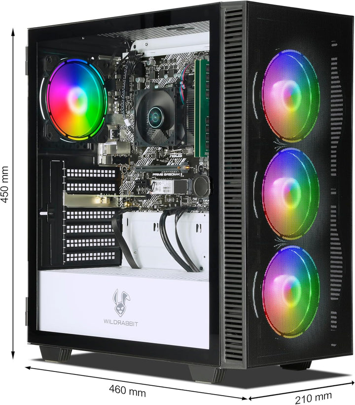 Ankermann Business Work V2 PC | AMD Ryzen 5 5600G | AMD Vega7 Graphics | 16GB RAM | 1TB M.2 SSD | AS