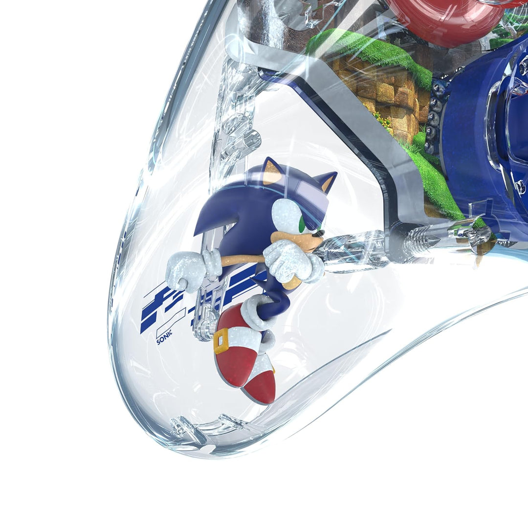 PDP REALMz Wired LED Light-up Pro Controller: Sonic Green Hill Zone For Nintendo Switch & Nintendo S