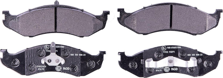 HELLA PAGID 8DB 355 008-231 Bremsbelagsatz - T1132 - Dicke/Stärke: 17.2mm - Bremssystem: Kelsey-Haye