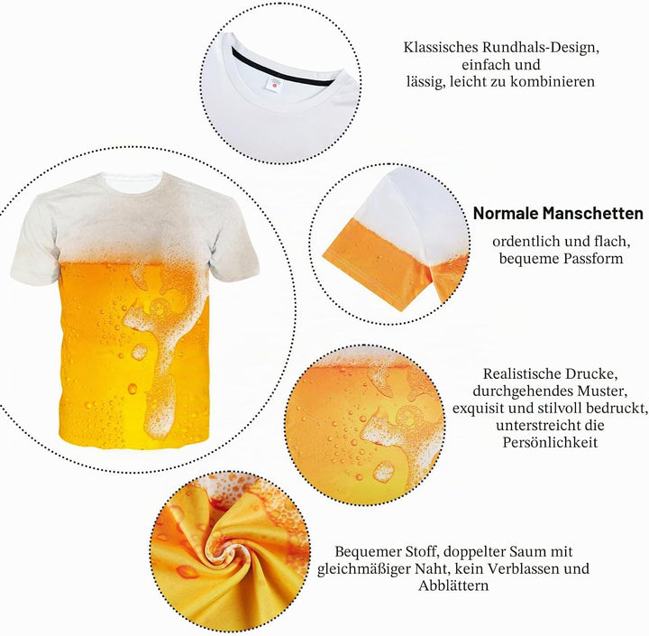 Loveternal Unisex T-Shirt 3D Druck Tee Shirt Sommer Beiläufige Grafik Kurzen Ärmeln Tops S-3XL S 1-0