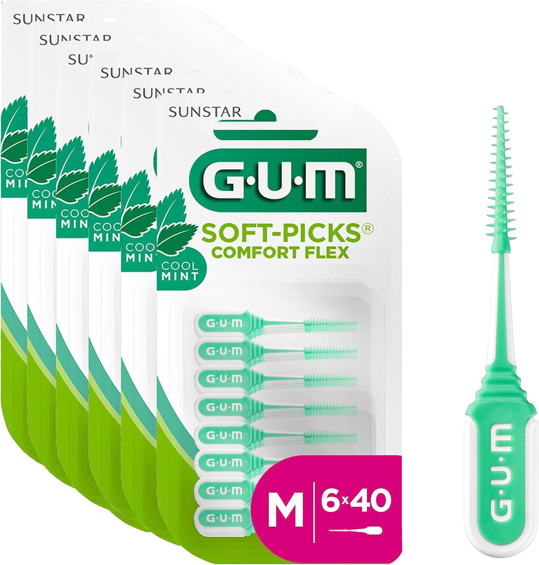 GUM SOFT-PICKS COMFORT FLEX MINT Interdentalreiniger | Zahnzwischenraumreinigung Und Plaqueentfernun