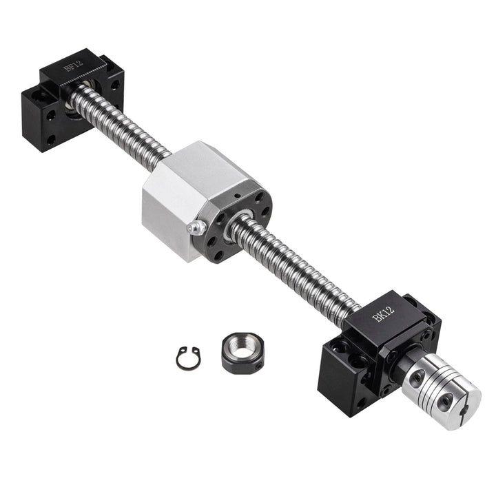 CNCMANS SFU2005 Kugelumlaufspindel, SFU2005 800mm Edelstahl Ball Screw Gewindespindel mit Bearbeitet