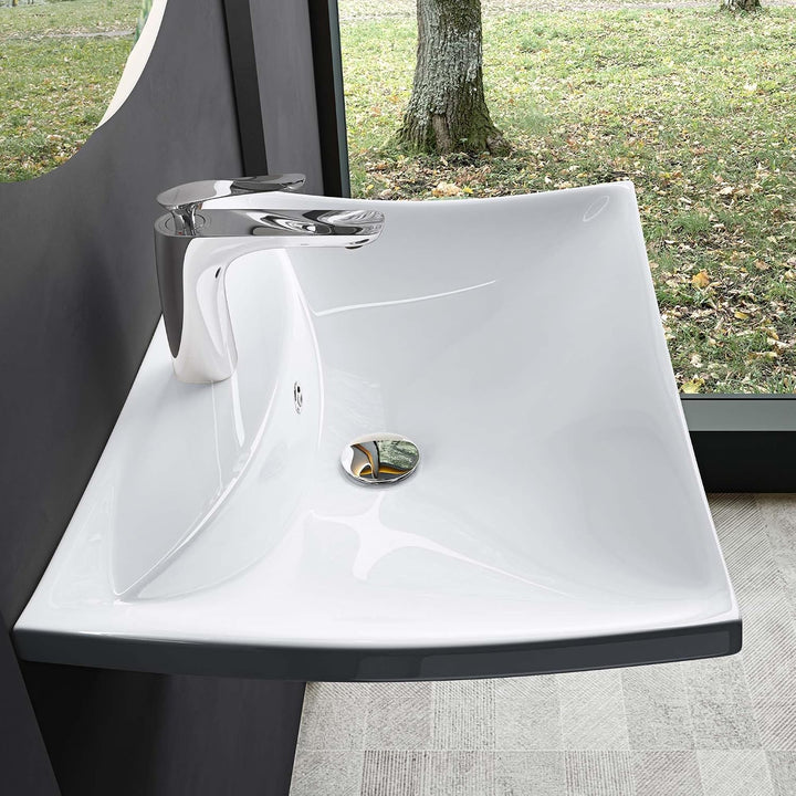 Mai &amp; Mai Aufsatzwaschbecken Brüssel709 mit Nano-Beschichtung Lotus-Effekt in weiss aus Keramik 1 Ar