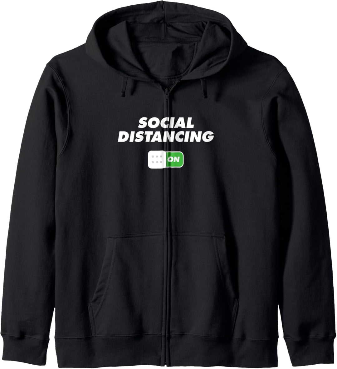 Social Distancing On Introvert Quarantine Lockdown Kapuzenjacke