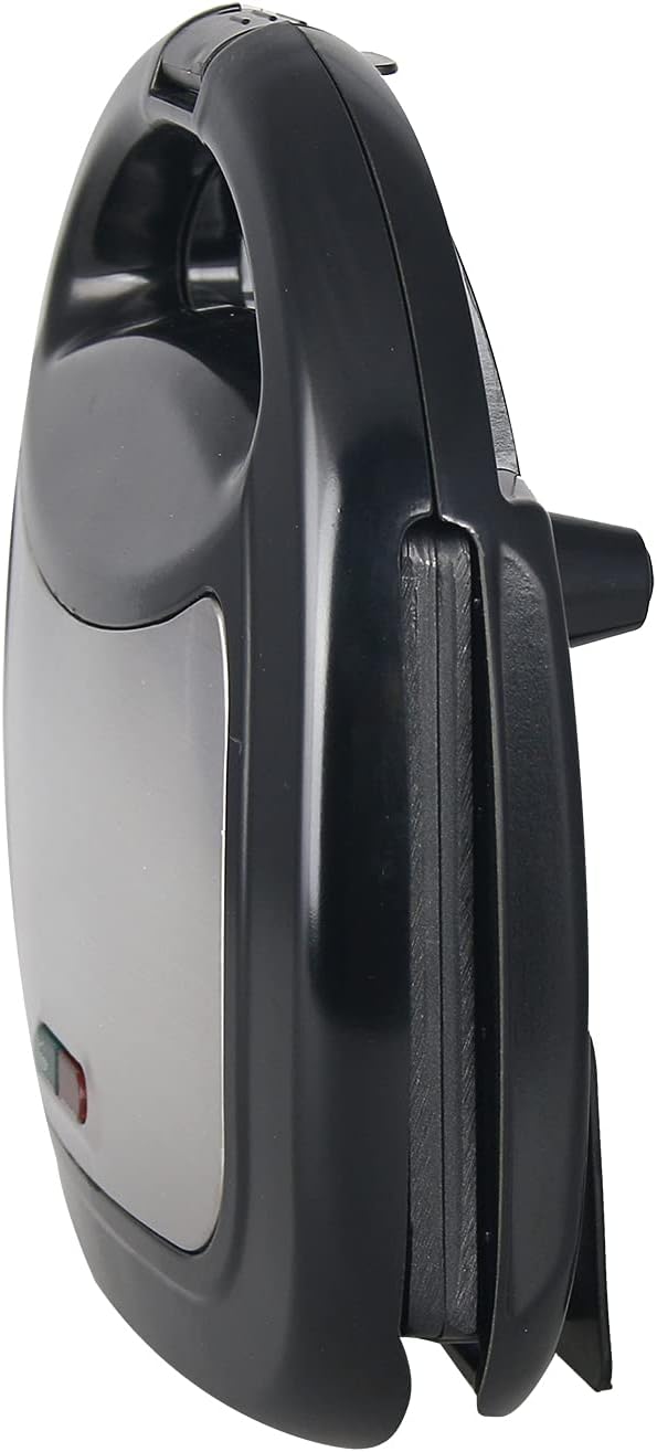 Emerio Doppel Sandwich Maker, BPA frei, klassische Form für dreieckiges Sandwich, leicht zu reinigen
