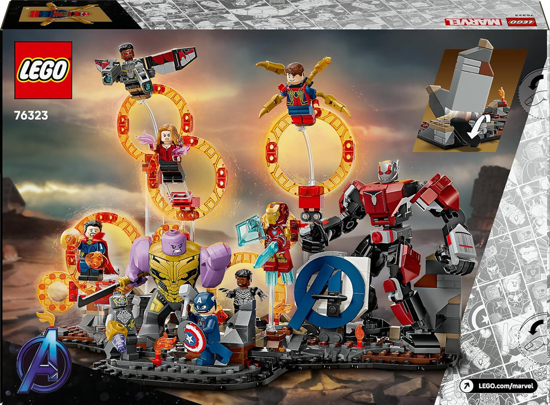 LEGO ǀ Marvel Avengers: Endgame Letzter Showdown - Bauspielzeug mit 10 Minifiguren, darunter Captain