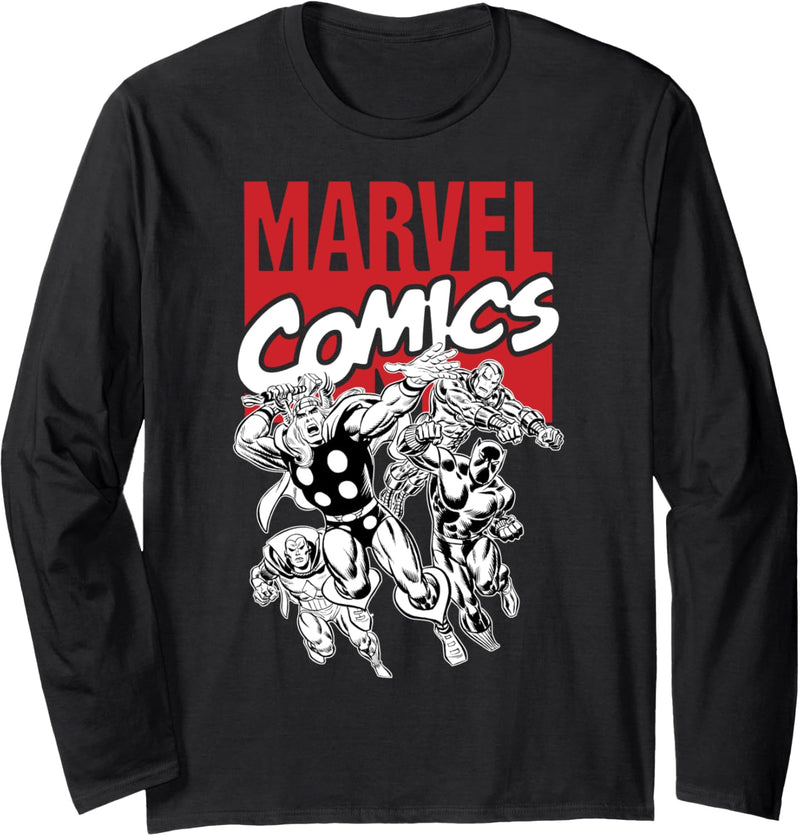 Marvel Comics FOOM Character Mashup Langarmshirt