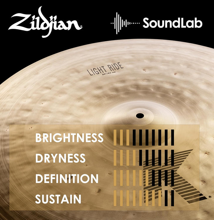 Zildjian K Zildjian Series - 24" Light Ride Cymbal 24 Zoll Light Ride, 24 Zoll Light Ride