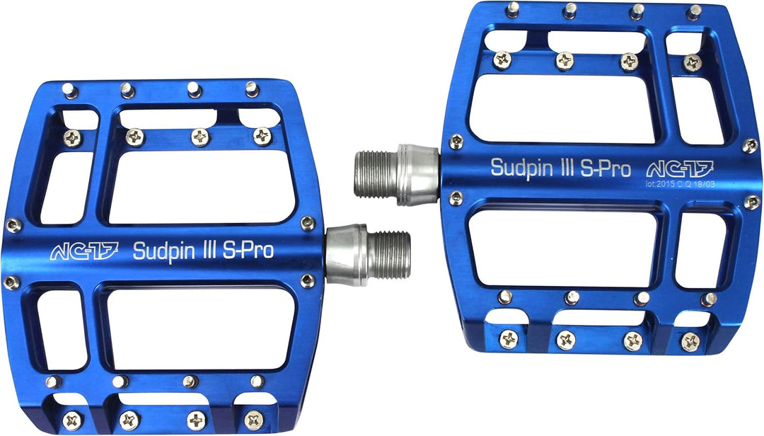 NC-17 Sudpin III S-Pro Aluminium Plattform Pedale | Fahrrad Pedale MTB und BMX | Dirt und Freeridest