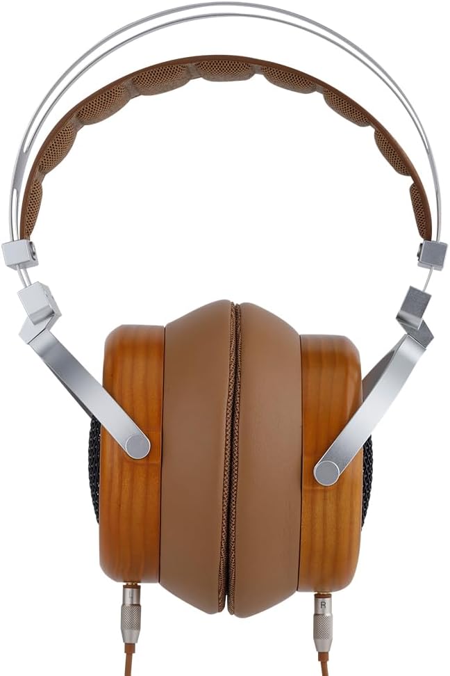 SIVGA Luan Hi-Fi 50mm Dynamischer Treiber Offener Holz Kopfhörer (Braun), Braun