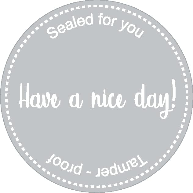 Meto Siegeletiketten in Spendbox (80mm rund, Pastel-Grau, permanent klebend, Sicherheitsschnitt, 500