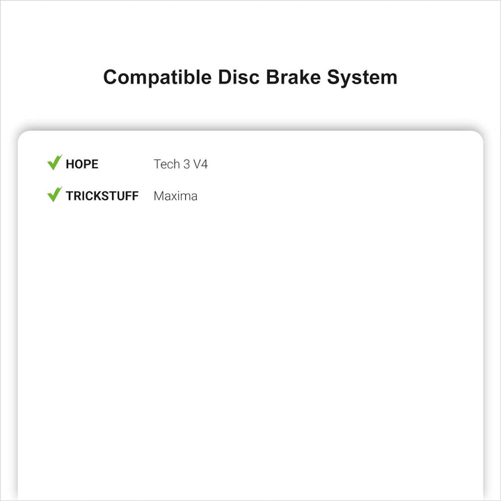 Top Brake Scheibenbremsbeläge Fahrrad für HOPE Tech 3 V4