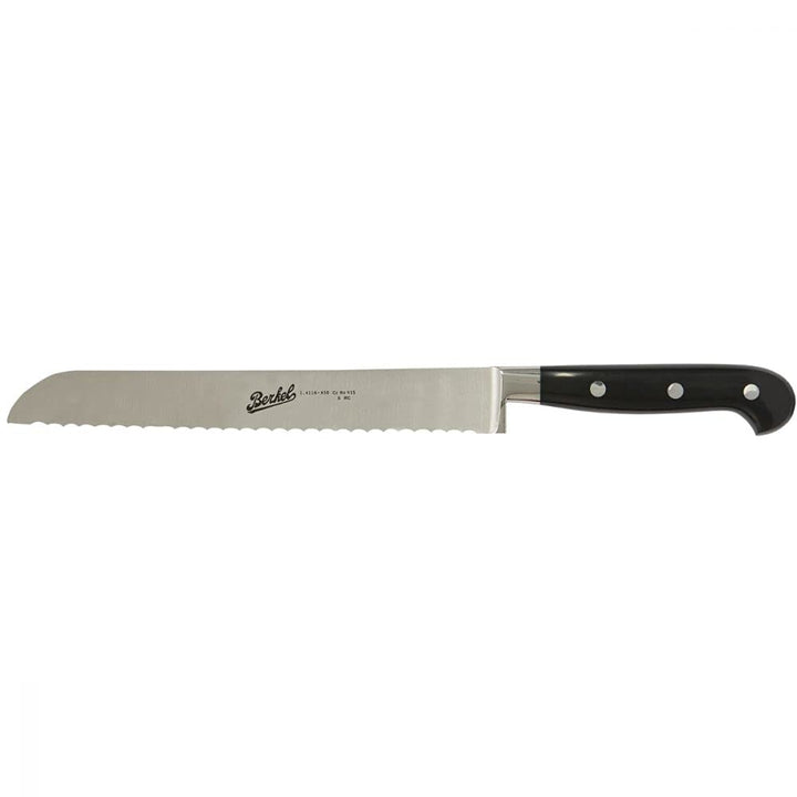 Van Berkel - Brotmesser - ADHOC Serie | Klingenlänge: 22 cm | Griff: Schwarz Glanz|*Blisterverpackun