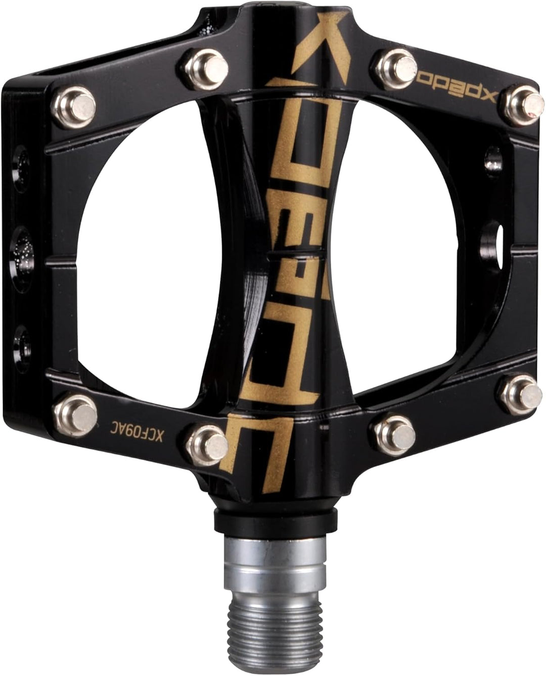 Xpedo Traverse 9 // Plattform-Pedal Schwarz, Schwarz