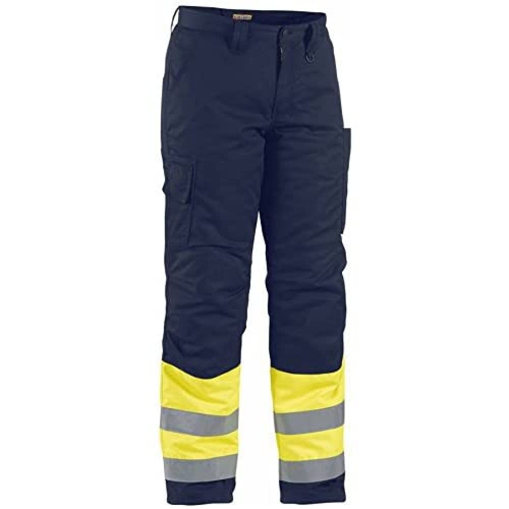 Blaklader 18621811 Winterhose High Vis, Gelb/Marine, grootte D120 D120 Yellow / Navy, D120 Yellow /