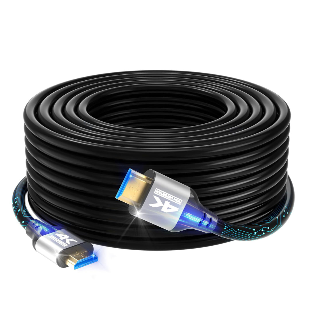 4K HDMI Kabel 20M (4K@60Hz 18 Gbit/s) Full HD1080p, 3D,Dynamic HDR, Dolby Atmos,High Speed mit Ether