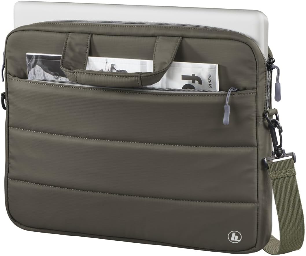 Hama Unisex Toronto Notebook Tasche (1er Pack) 17,3'' / 44 cm Oliv, 17,3'' / 44 cm Oliv