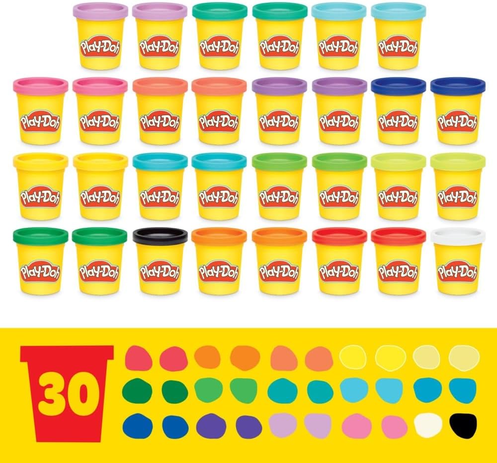 Play-Doh Fantasiepack 30er-Pack Kinderspielzeug