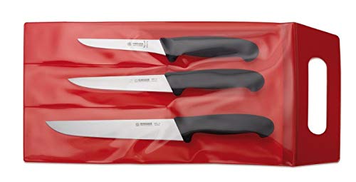 Giesser Messer-Set in der Farbe Schwarz 3 teilig, Made in Germany