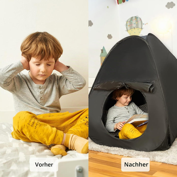 Sensorisches Zelt für Kinder zum Spielen und Entspannen | Hilfsmittel bei Autismus, SPD, Ängsten, Ko