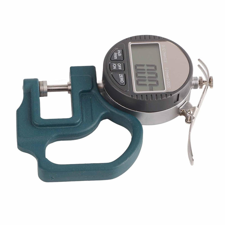 Fafeicy Digitales Dickenmessgerät, Messwerkzeugbereich 0-12,7 mm, 0,01 mm Genauigkeit, zum Messen de