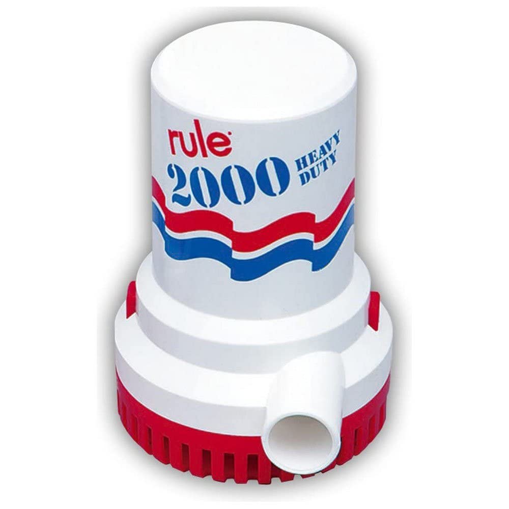 Rule Bilgenpumpen, 2000 GPH Nicht automatisch 24 Volt, 24 Volt