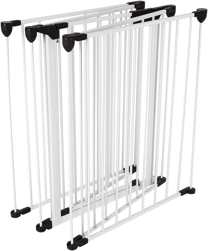 Kinderschutzgitter - Metallgitter - zusammenklappbar und erweiterbar| inkl. Tür - vormontiert - Jede