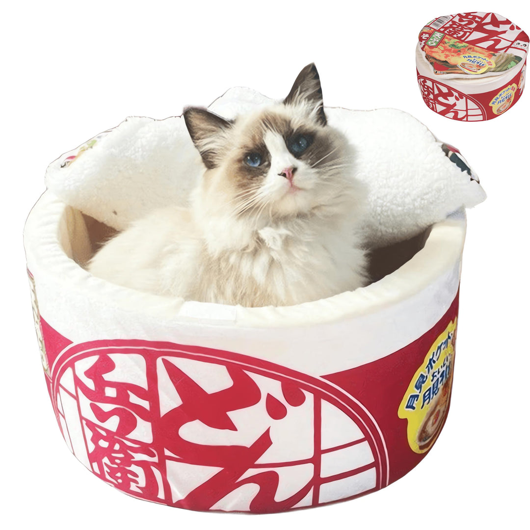 ZHUIYIWIN Katzenhöhle, Katzenbetten, Kuschelhöhle für Kätzchen, Bequemer Schlafplatz für Katzen Welp