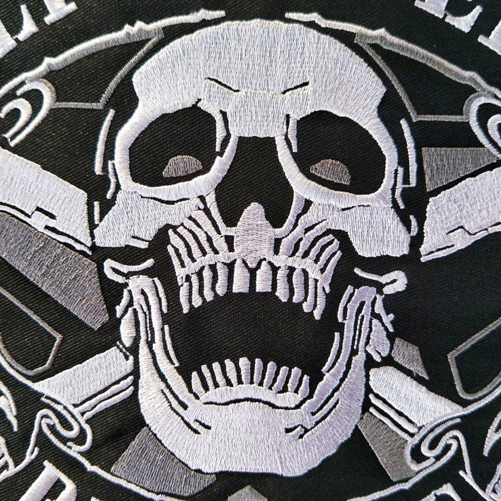 Graceful life Large Biker Motorcycle Back Patches (3) lila, lila
