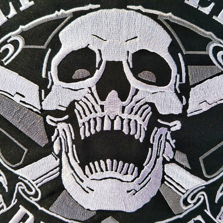 Graceful life Large Biker Motorcycle Back Patches (3) lila, lila