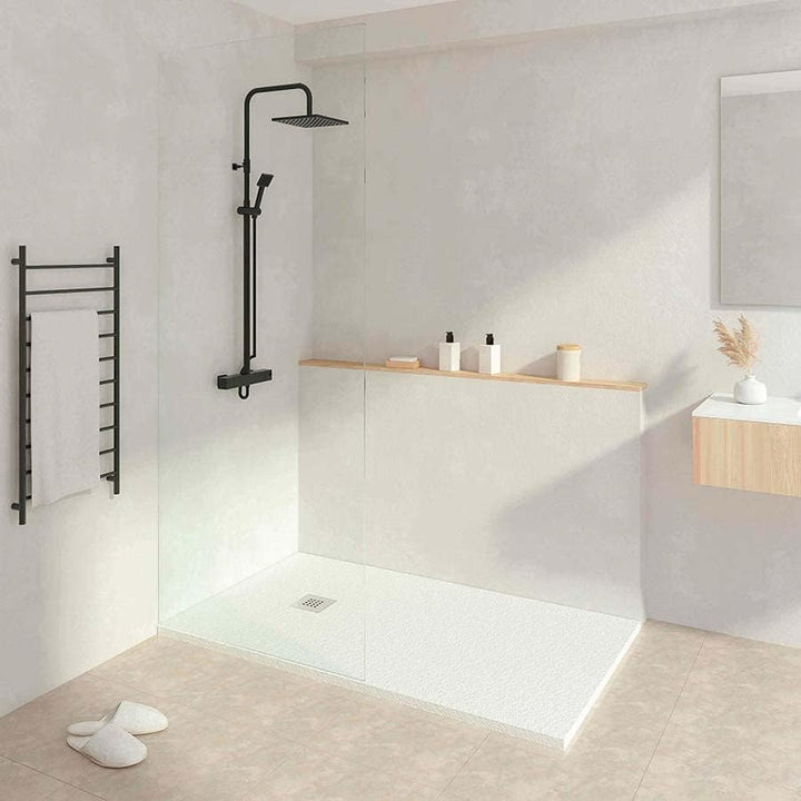 KOES - Kunstharz-Duschwanne Modell INDO – 120x200 – Weiss RAL 9003 120x200cm Weiss, 120x200cm Weiss