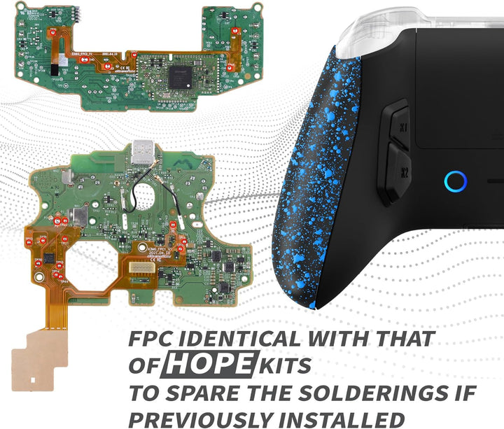 eXtremeRate Konfiguriertes Victor X Remap Kit für Xbox Series X/S Controller,6 Remap Profile&Rücken