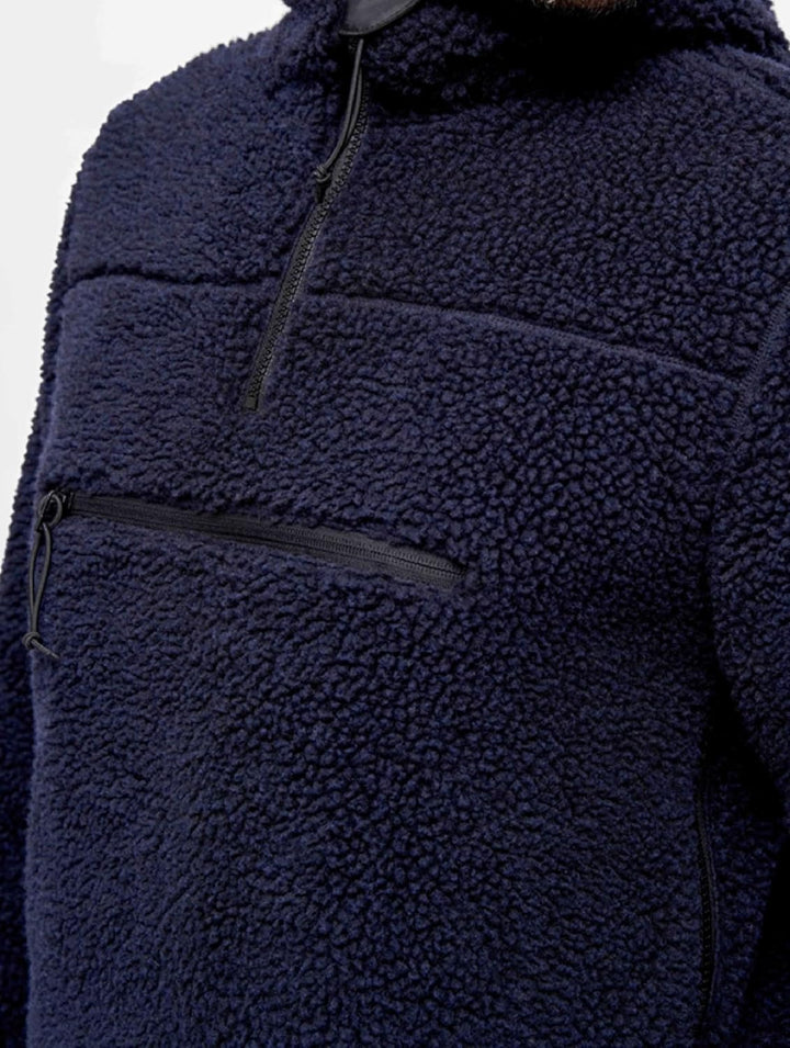 Brandit Teddyfleece Worker Pullover XL Navy, XL Navy