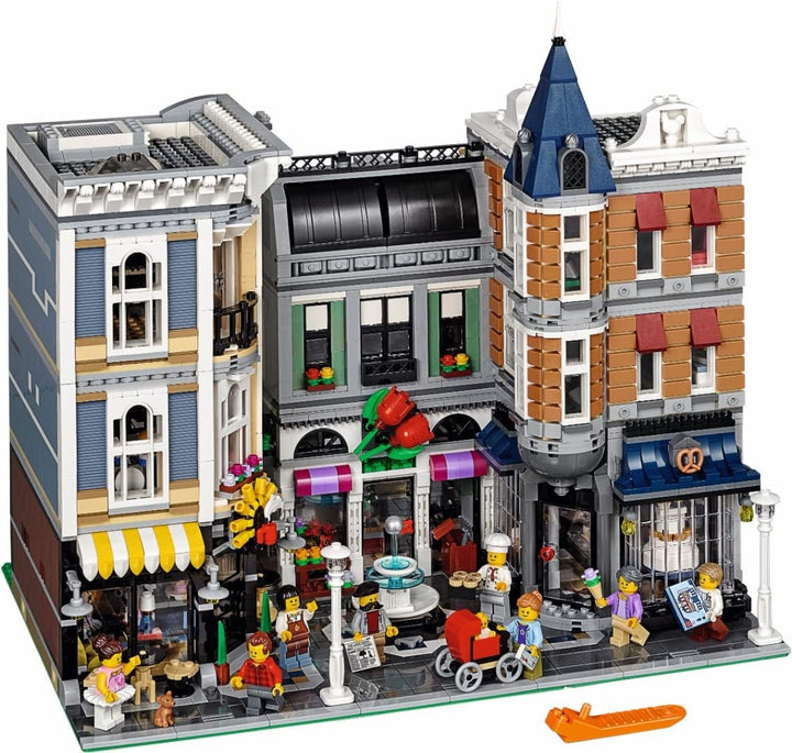 Lichtsatz für den Creator-Experten Die Montage-Square-Bausteine-Modell -Kompatible mit Lego 10255 (n
