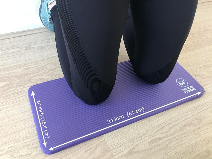 Yoga Knieschoner 15 mm dick um Knie Ellenbogen Unterarme und Handgelenke zu polstern Pilates Kniesch