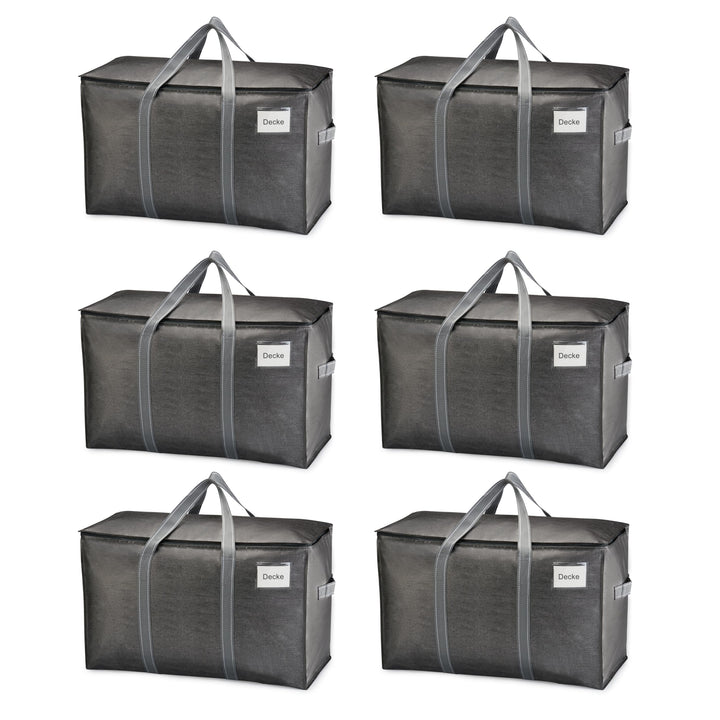 VENO 102 Liter Grosse Aufbewahrungstasche, Aufbewahrungsbox mit Deckel, Starke Griffe Umzugstaschen
