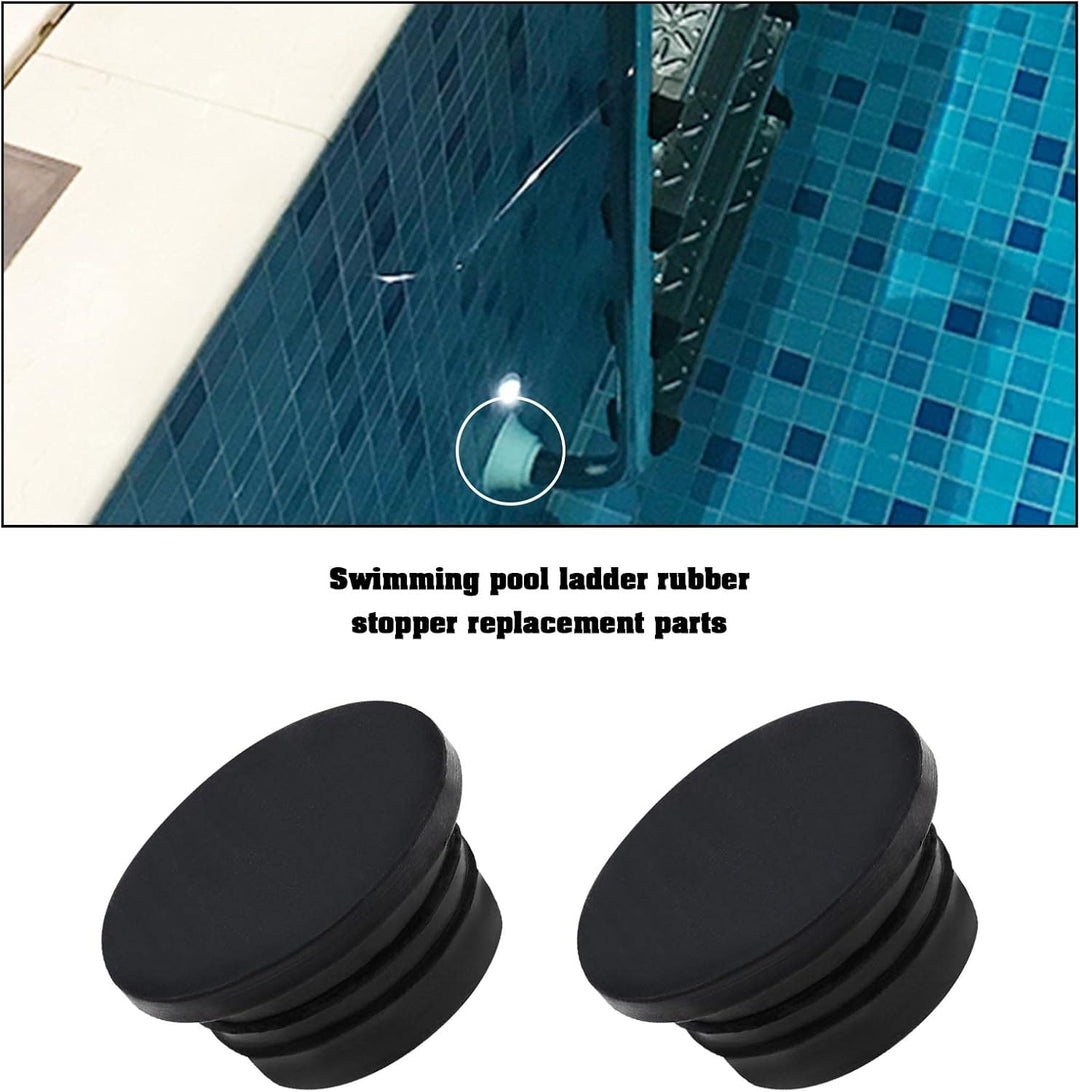 be in your mind 2 Stück Poolleiter, Stossfänger, Gummi, 39 mm, Leiter-Stöpsel, Puffer, Stöpsel für 4