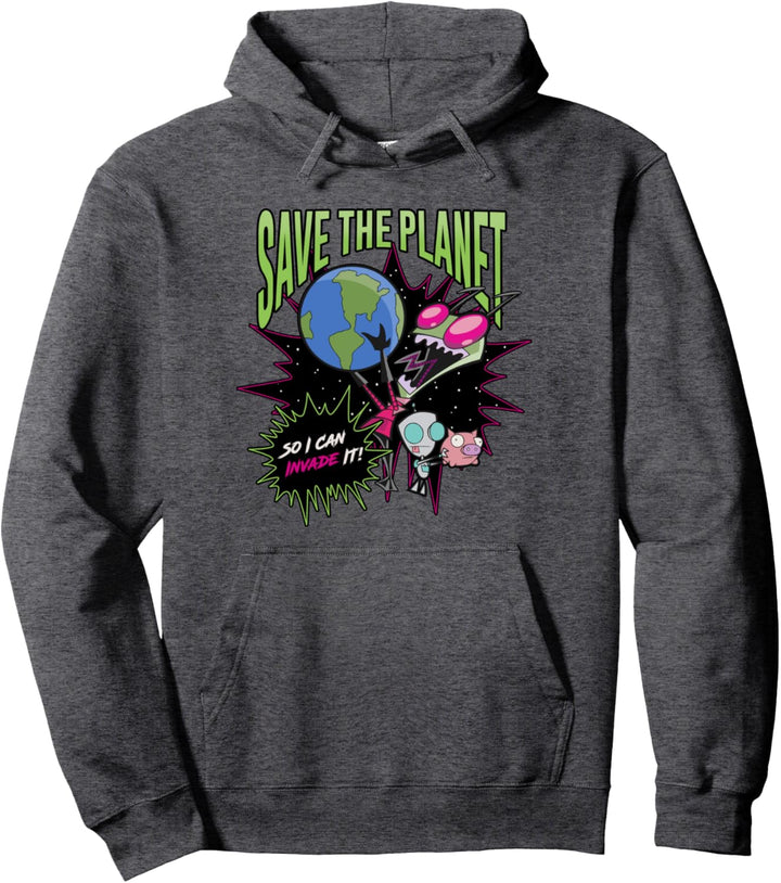 Invader Zim Earth Day Save The Planet So I Can Invade It! Pullover Hoodie
