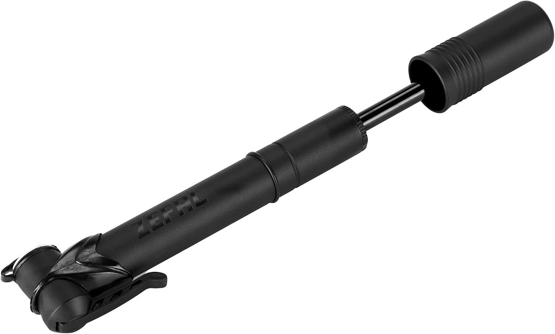 Zefal Air Profil Micro Aluminium Mini Strassenpumpe Black Matt Einzeln, Black Matt Einzeln