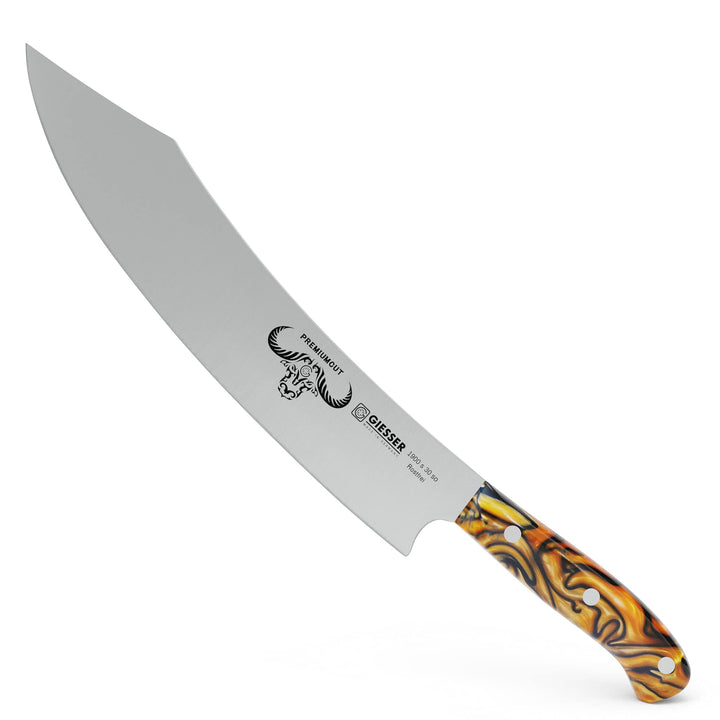Giesser seit 1776 - Made in Germany - Kochmesser 30 cm Spicy Orange, PremiumCut Barbecue No 1, Küche
