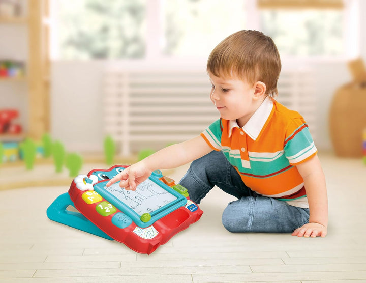 Clementoni Baby 17955 Magnetische Tafel zum Singen und Lernen für Kinder, 18-36 Monate, Lernzentrum