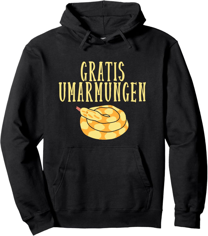 gratis Umarmungen Boa Constrictor Schlange lustig Pullover Hoodie