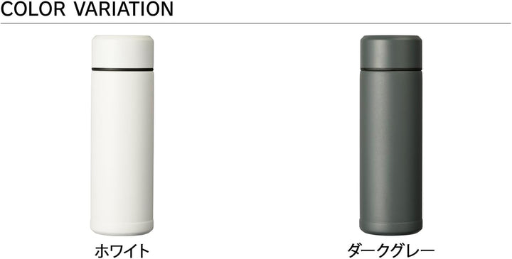Kyocera isolierte Slim-Trinkflasche mit keramischer Innenbeschichtung, 12 Stunden heiss, 24 Stunden