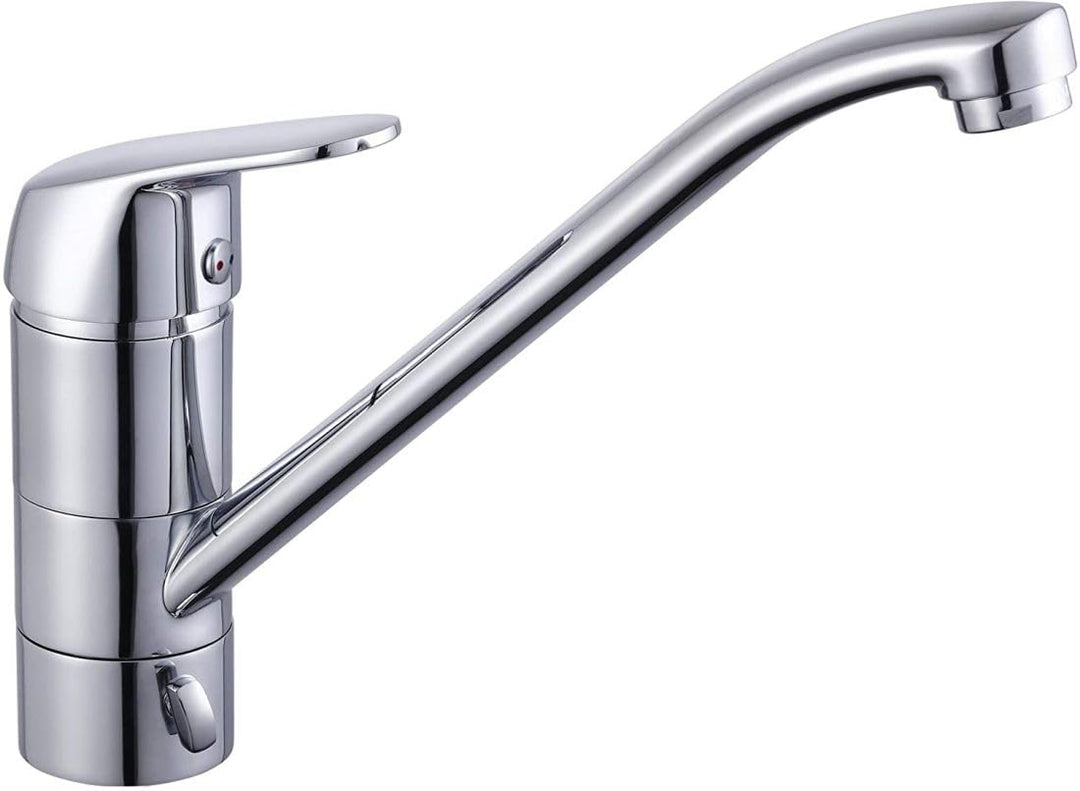 SCHÜTTE MB35210 LUCA abnehmbarer Wasserhahn für die Küche, Spültischarmatur Mischbatterie Unterfenst