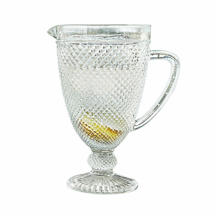 LOBERON Krug Santerre, Strukturiertes Diamantmuster, Spülmaschinenfest, Ergonomischer Henkel, Fasst