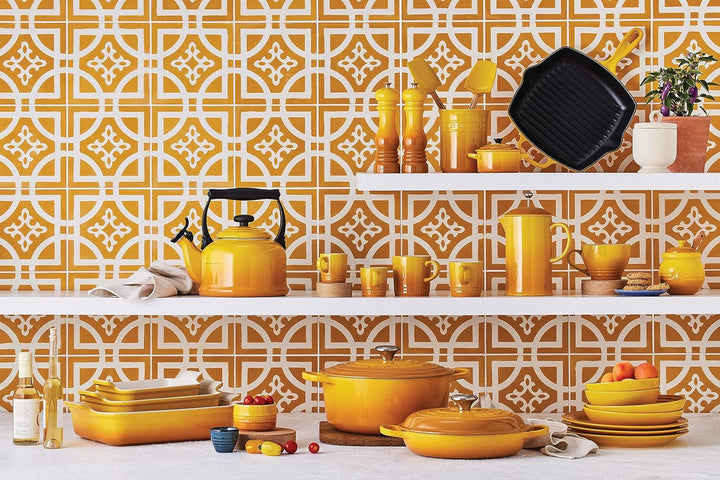 Le Creuset Signature Gusseisen Gourmet-Profitopf, Rund, Ø 30 cm, 3.5 l, 5.555 kg, Nectar, 2118030672