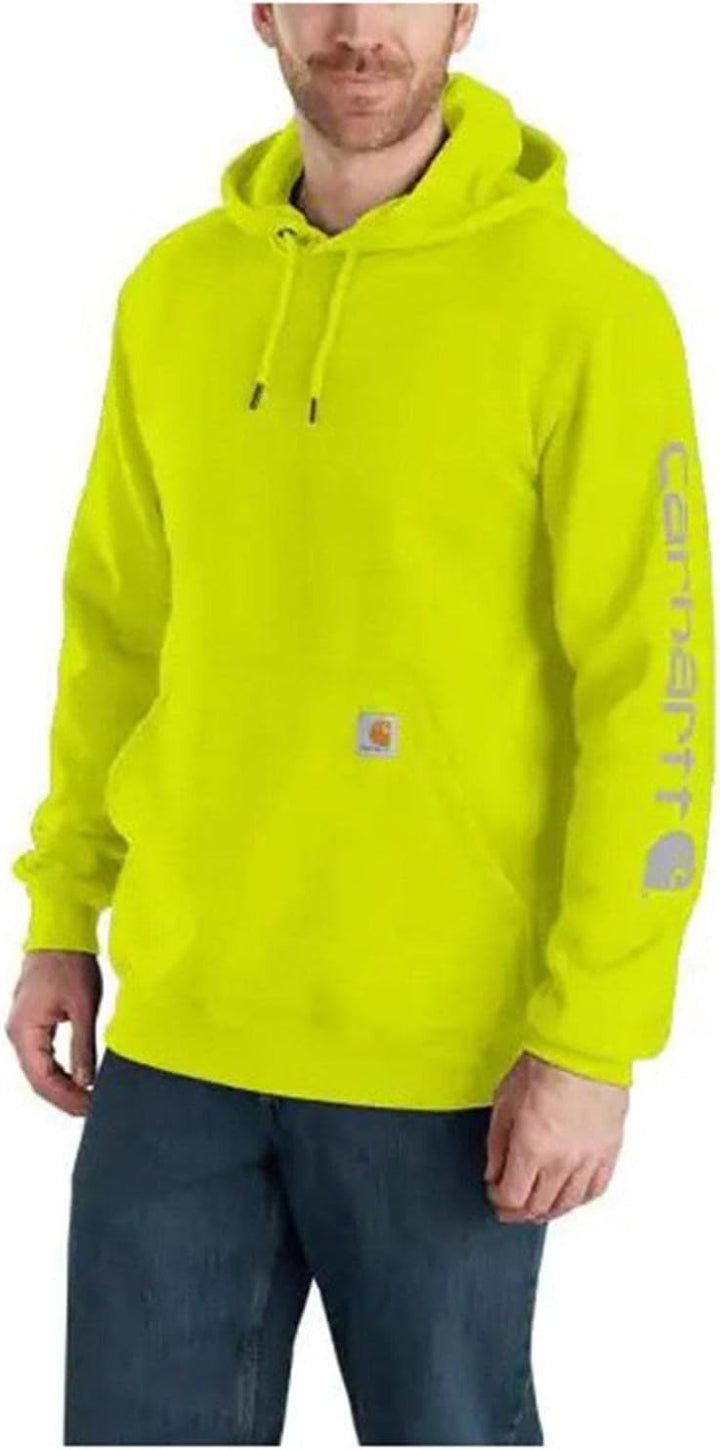 Carhartt Herren Loose Fit Midweight Sweatshirt S Brite Lime, S Brite Lime